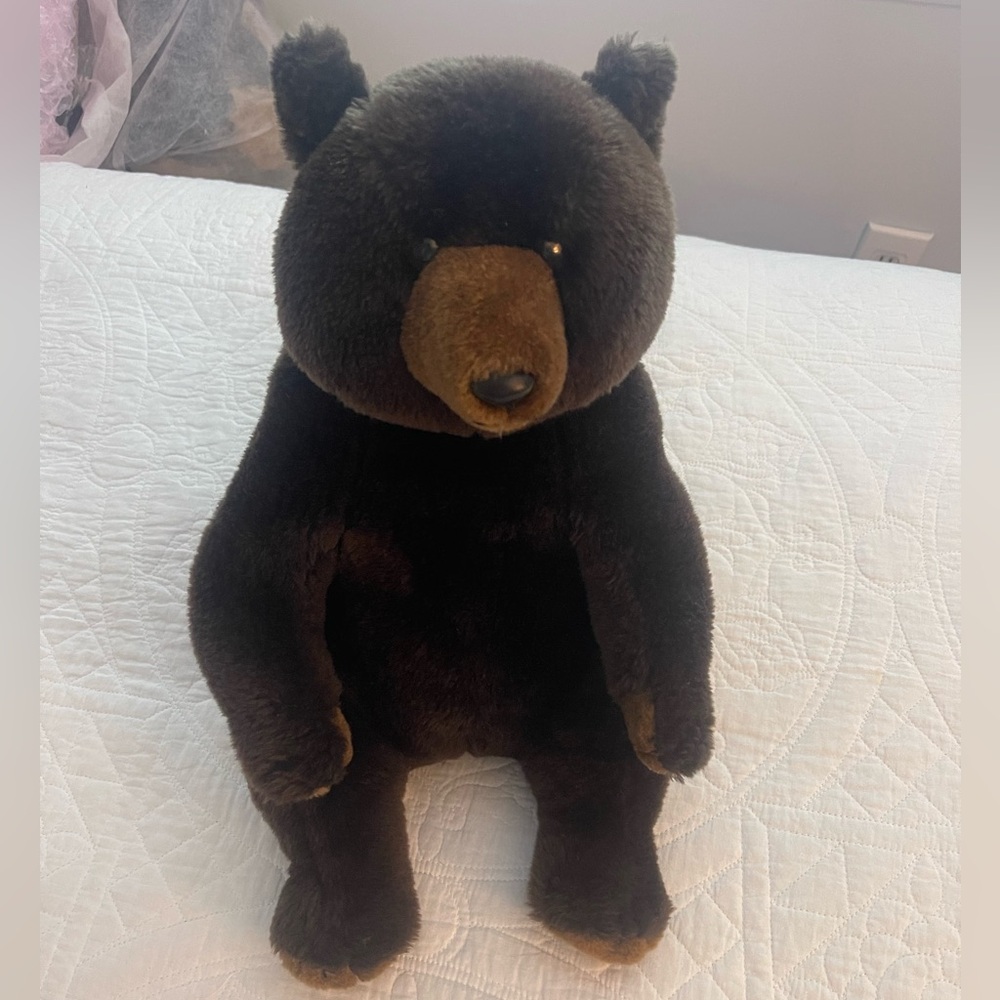 Vintage Sun & Star Co. 1977 Brown Bear Stuffed Animal